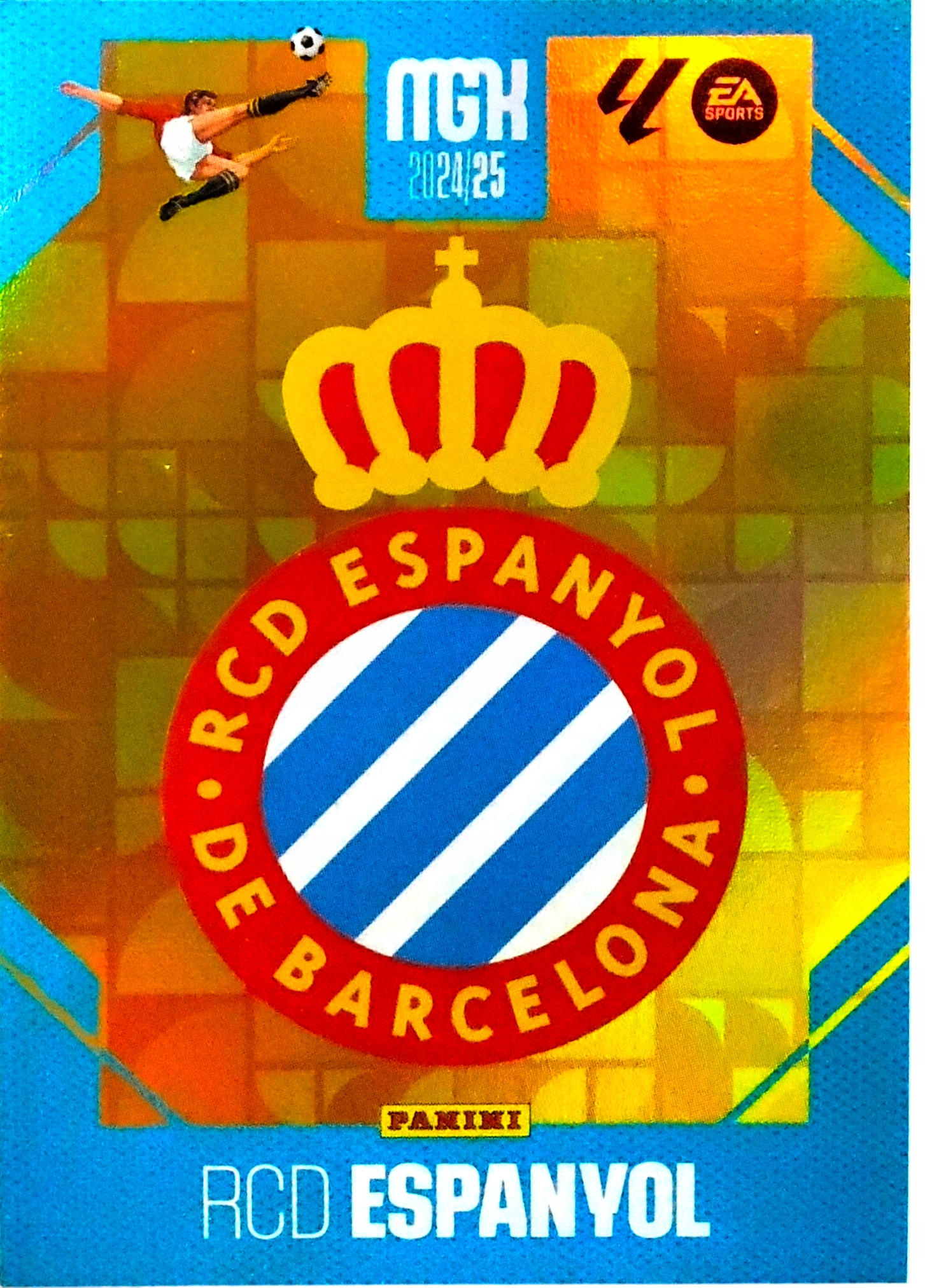 Panini Megacracks 2024-2025 Logo Club Badge 127 Escudo Rcd Espanyol