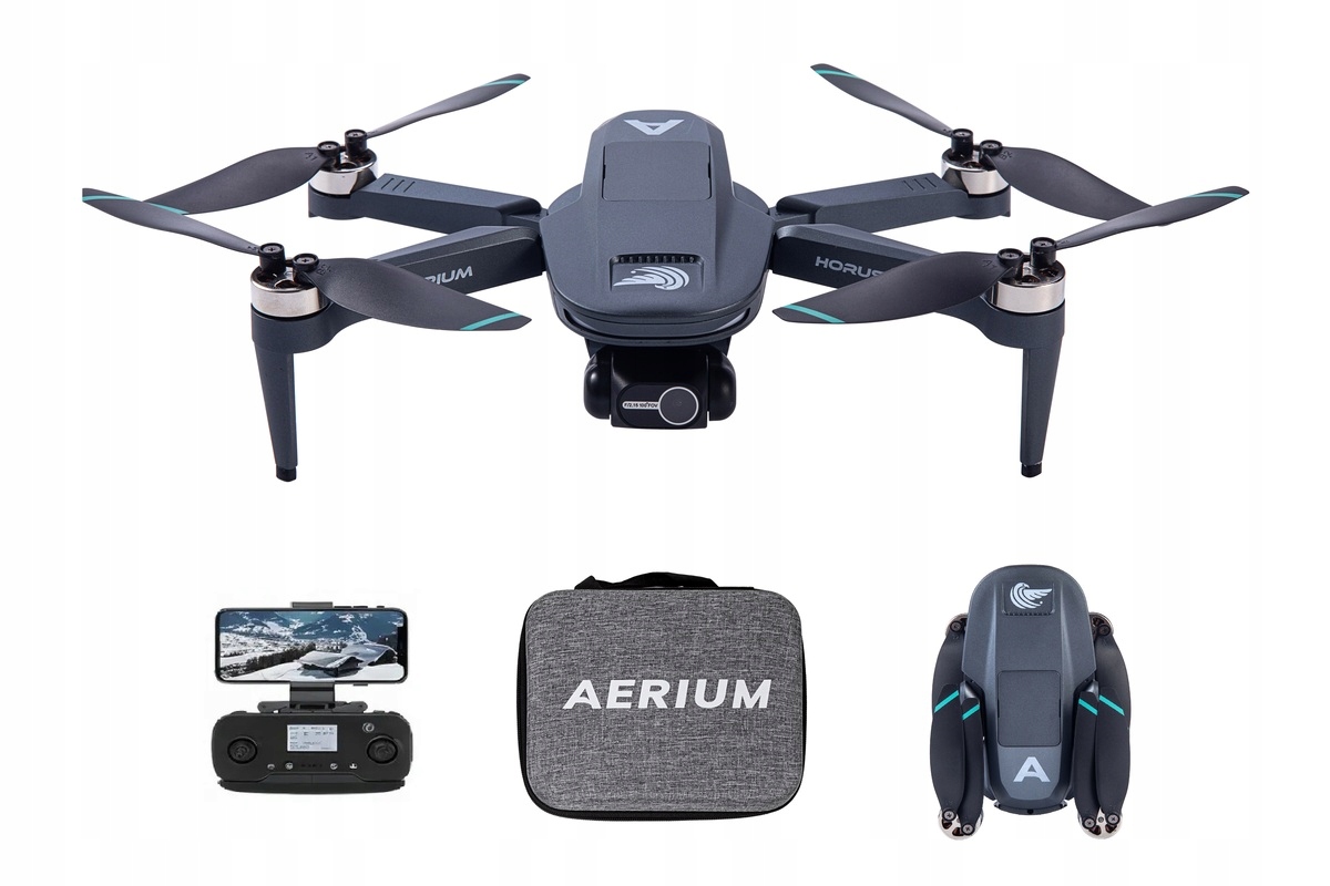 Dron AERIUM HORUS PRO GPS 4K - 3 akumulatory