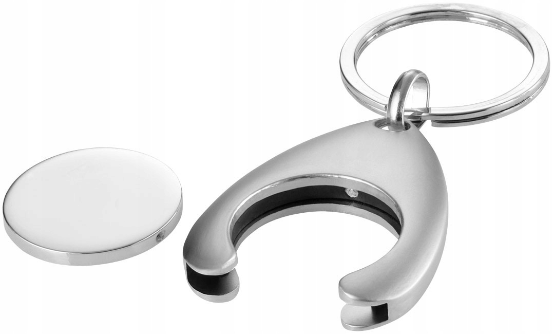 BRELOK METALOWY ZAWIESZKA DO KLUCZY TOREBKI ŻETON DO WÓZKA SKLEPOWEGO