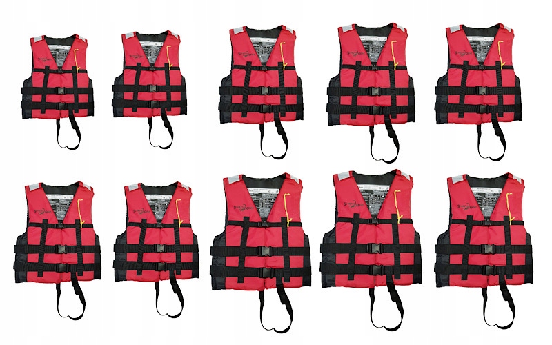 Set 10x Kapok Rybářská Zajišťovací Vesta Na Kajak Loď Loďka Maskáčový