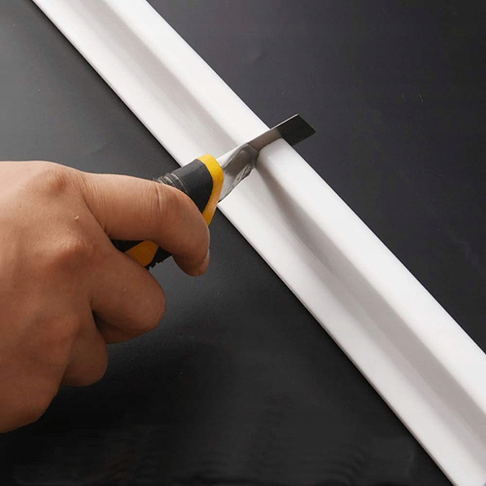 SKŁADANY PRÓG KABINY PRYSZNICOWEJ WATER DAM SILIKON 200CM Długość 200 cm