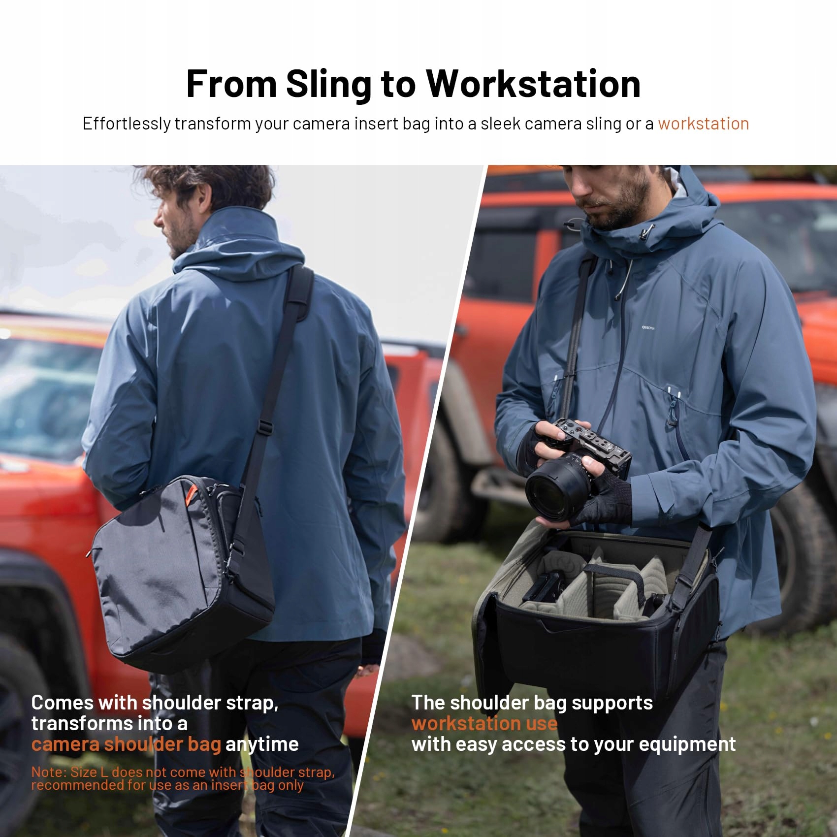 PGYTECH OnePro Flex 40L Plecak Wodoodporny Zestaw Na Aparat DSLR Laptop — miniatura 7