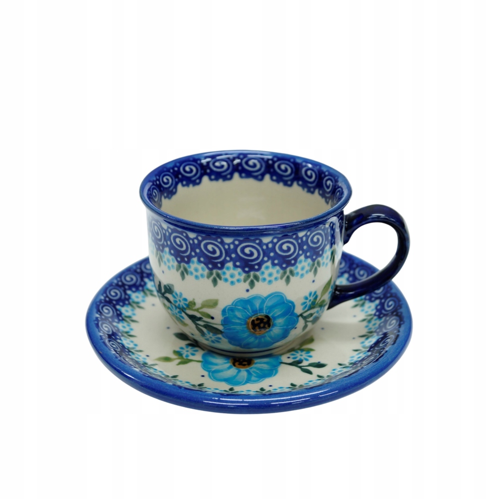 

Filiżanka ze spodkiem Andy Ceramika Bolesławiec