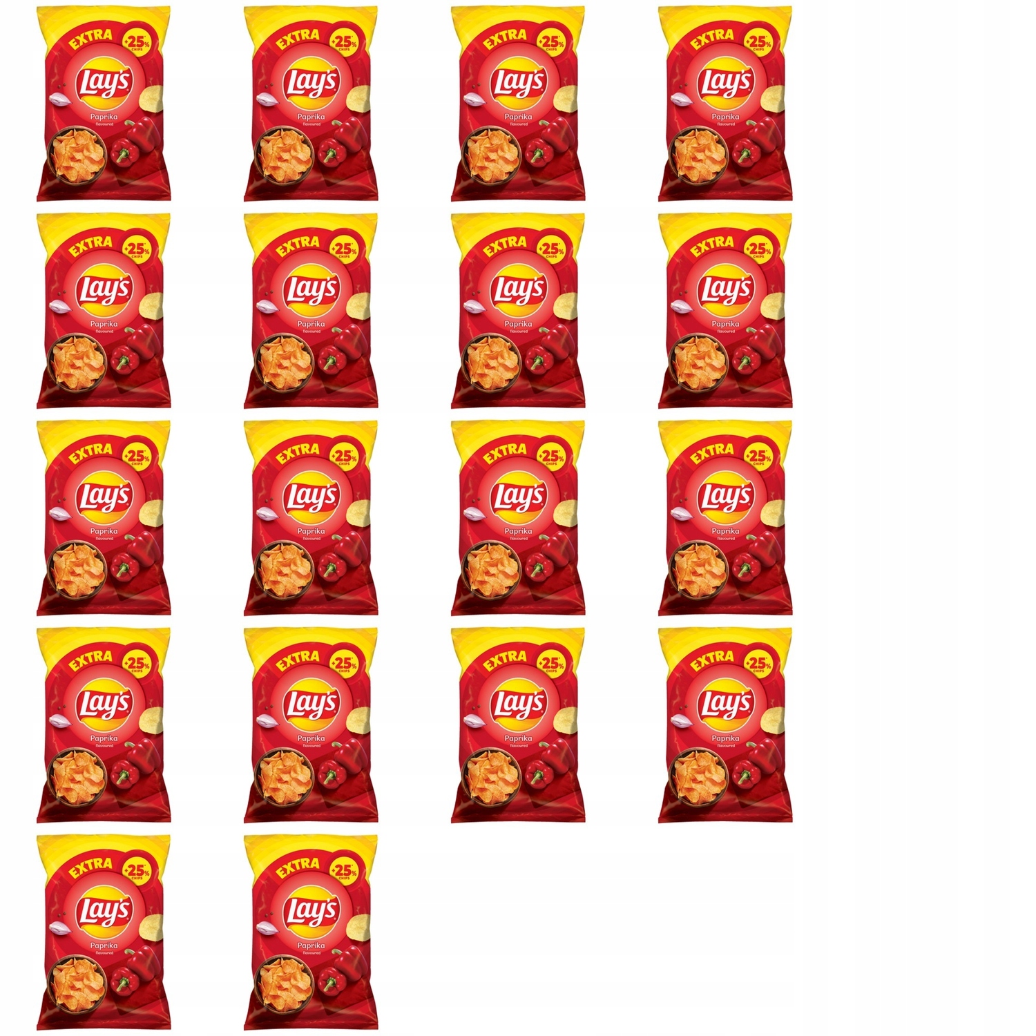 18x 163g Lay's chipsy paprika Karton