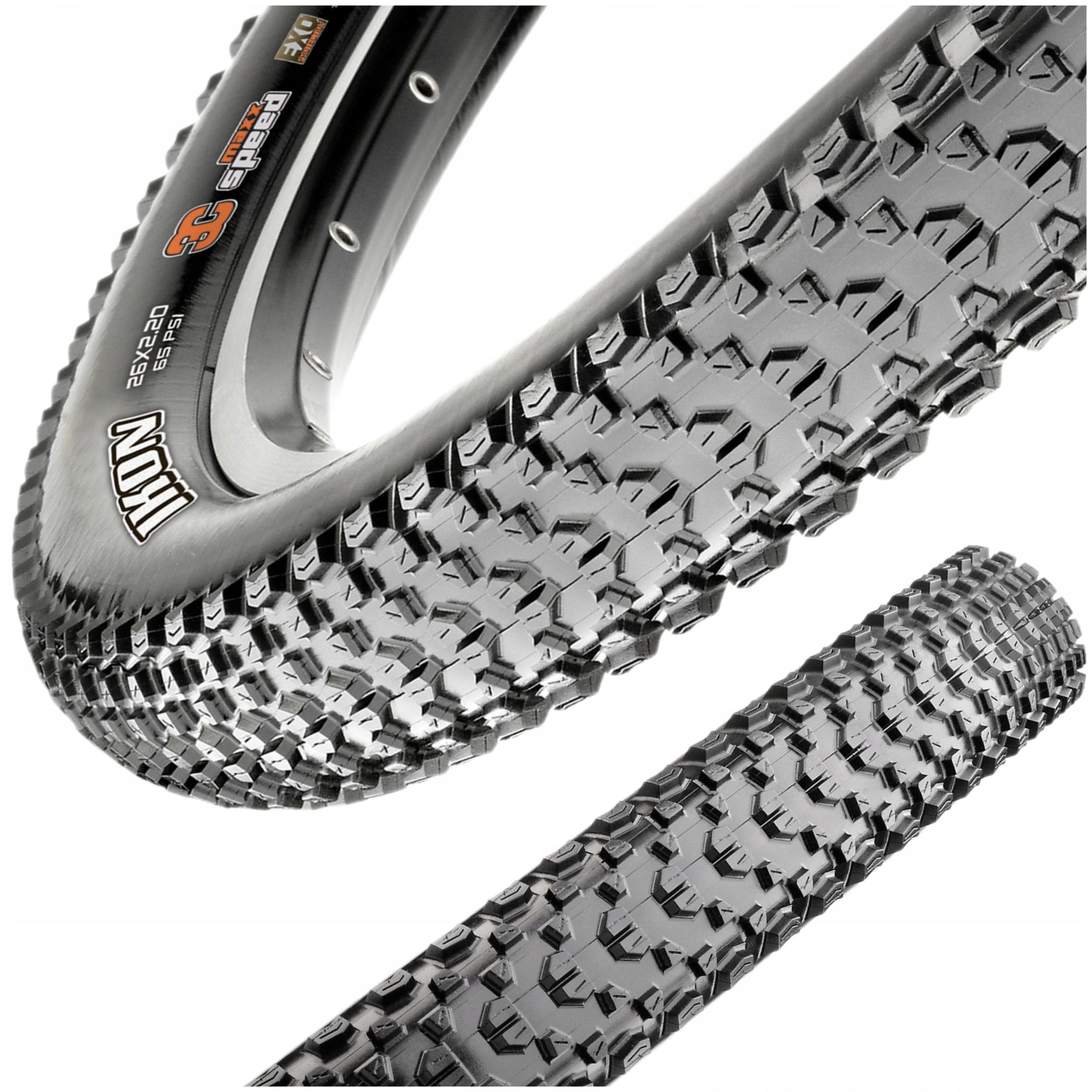 Opona Rowerowa 27,5x2,20 (etrto 56-584) Maxxis Ikon Drutowa Przód Tył