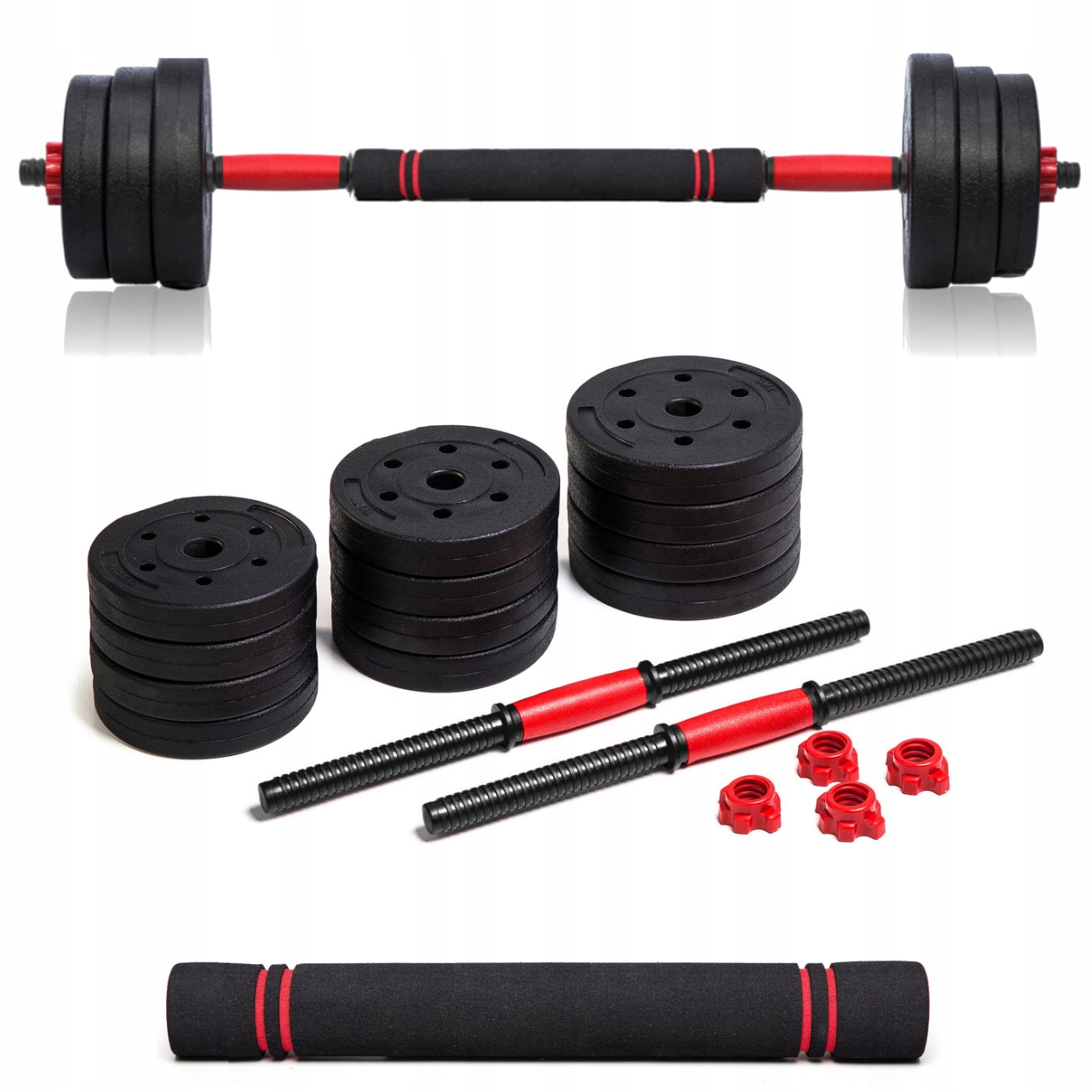 

Zestaw Hantle Regulowane 20kg 2x10kg sztanga Gryf
