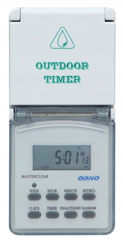 PROGRAMATOR CZASOWY DO GNIAZDA IP44 OR-PRE-432 ORNO Kod producenta OR-PRE-432