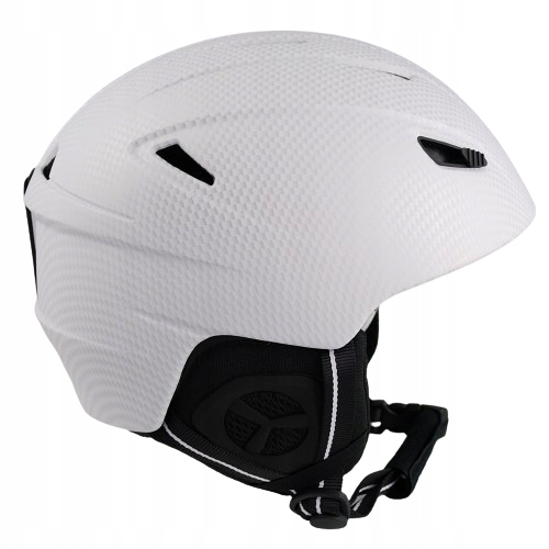 Lyžařská Přilba Snowboardová bílá matná S +dárek