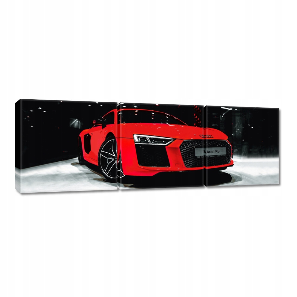 

Obraz 120x40 Czerwone Audi R8