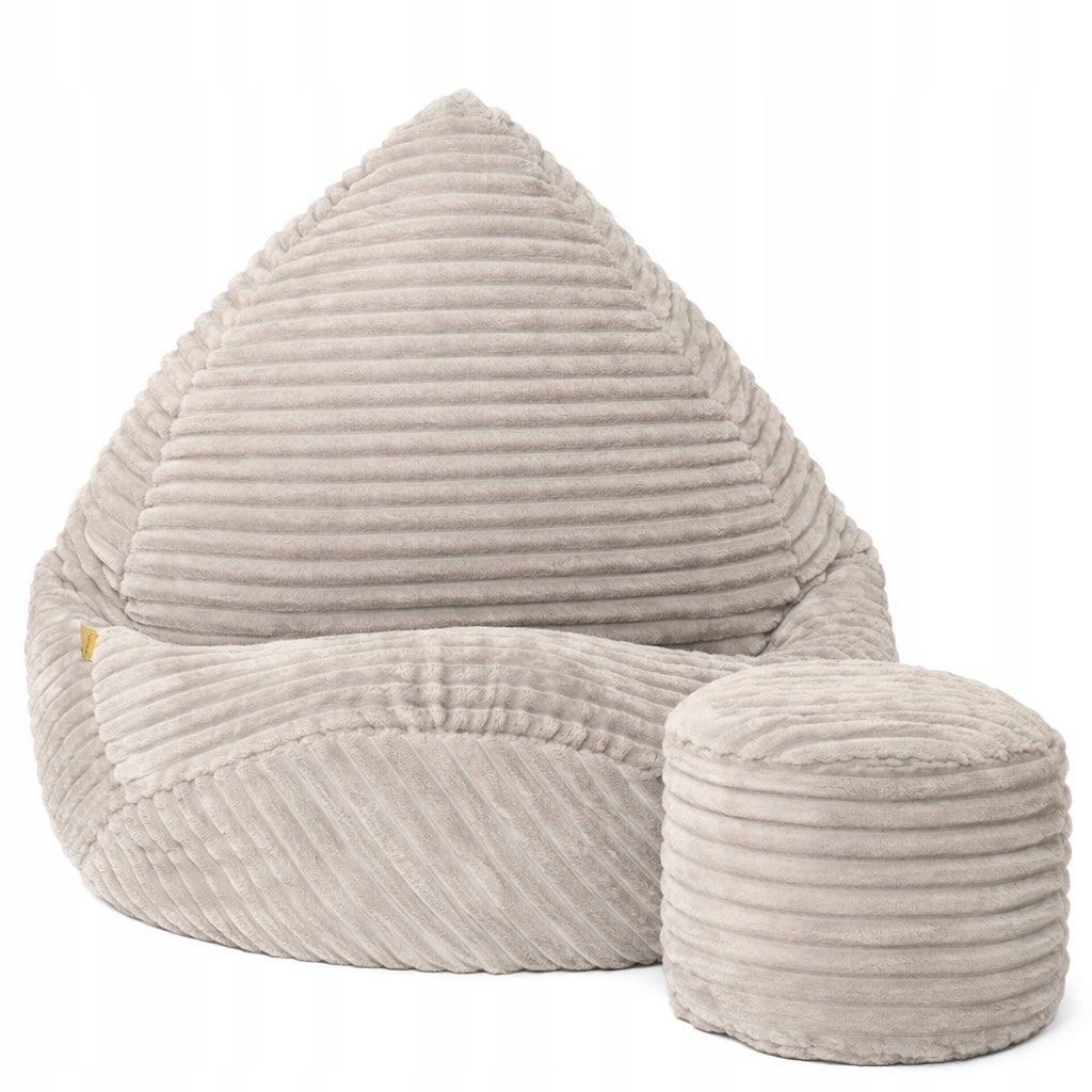 Pufa Worek Sako XXL Welur Tilia Premium Fotel Loft Styl Stripe