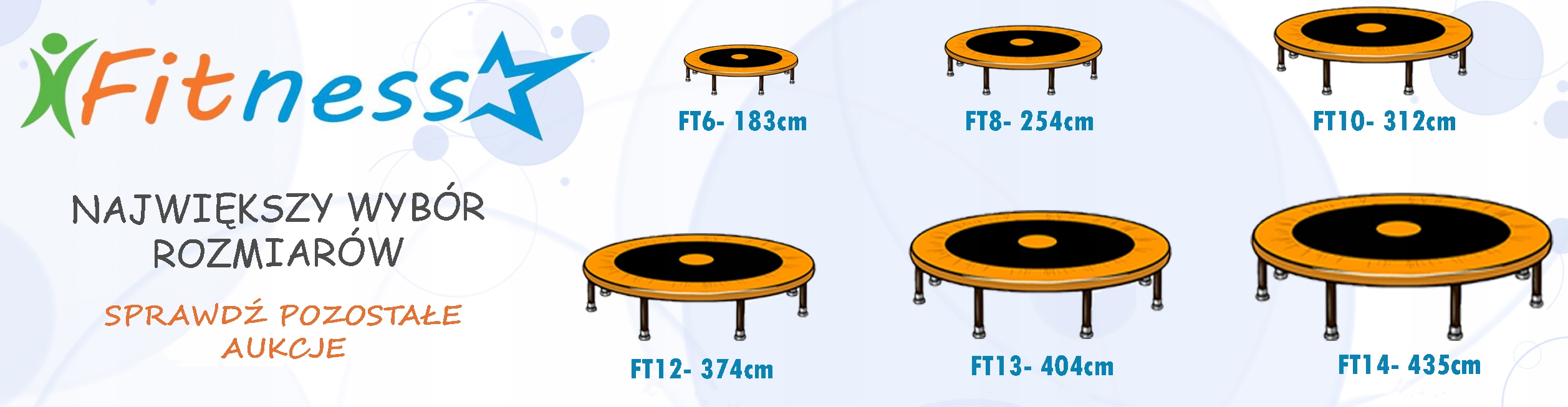 TRAMPOLINA OGORODOWA F-STAR DLA DZIECI 254CM 8FT BLUE SIATKA Z. + DRABINKA Liczba sprężyn/lin 42