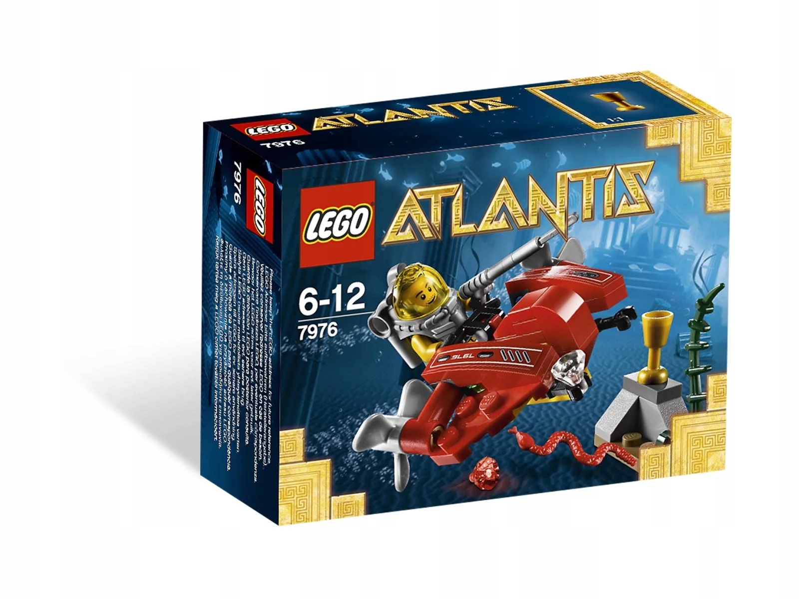Lego Atlantis 7976 Námořní závodník Unikát 2011