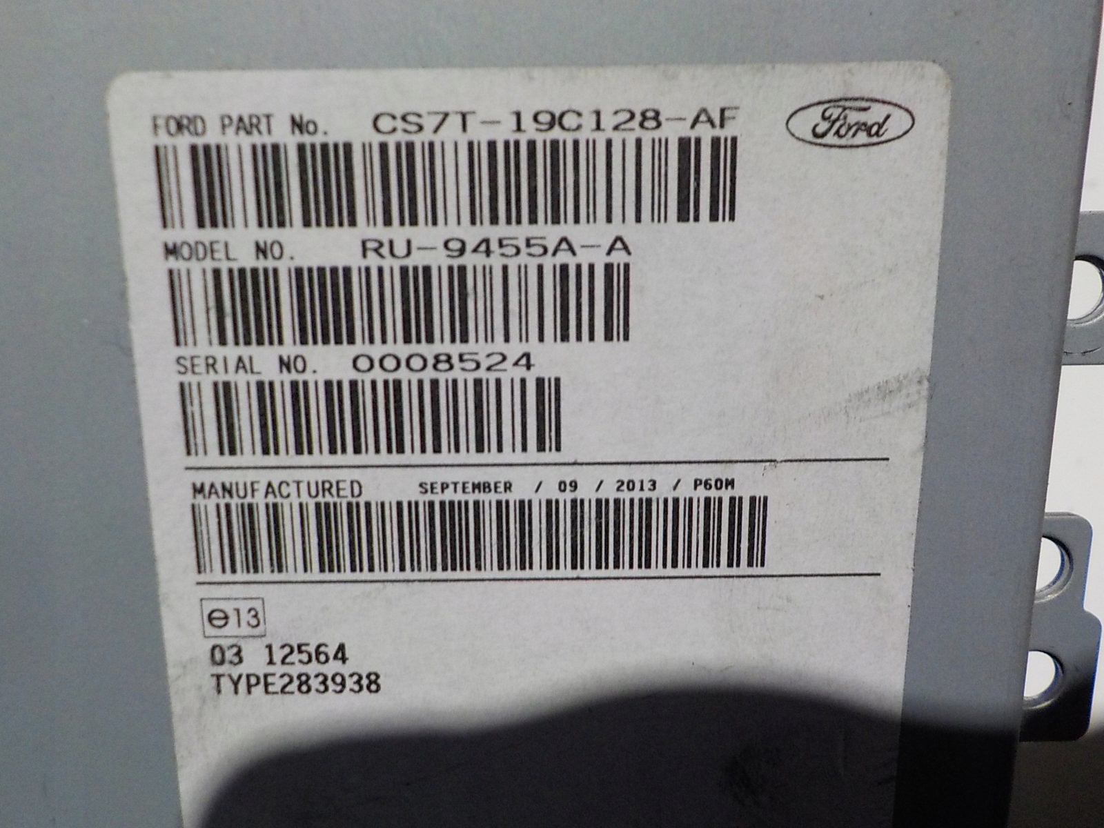FORD MONDEO IV module navigation devices CS7T-19C128-AF