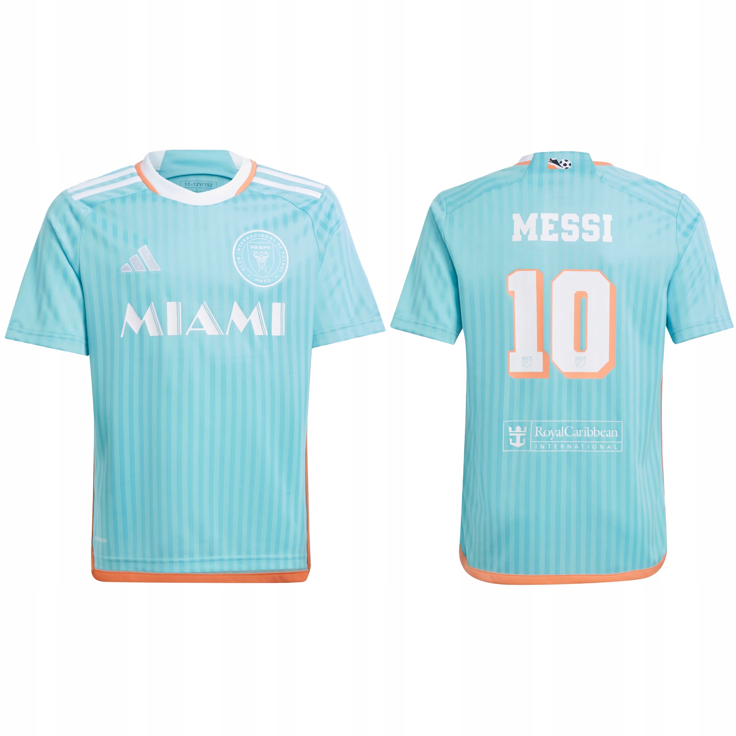 Koszulka piłkarska dziecięca Messi Inter Miami 24/25 Adidas meczowa r. 176