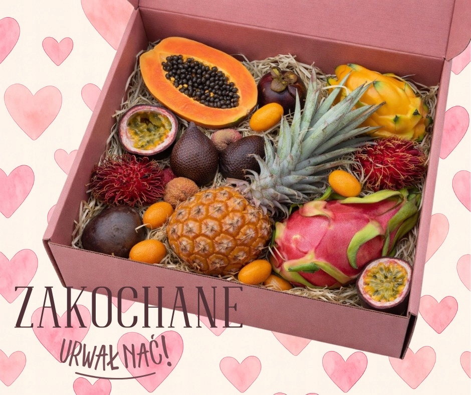 Dárek k Valentýnu Box Exotického Ovoce –