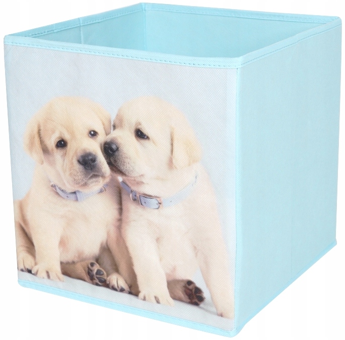 KOSZ POJEMNIK PUDEŁKO TEKSTYLNY NA ZABAWKI PIESKI