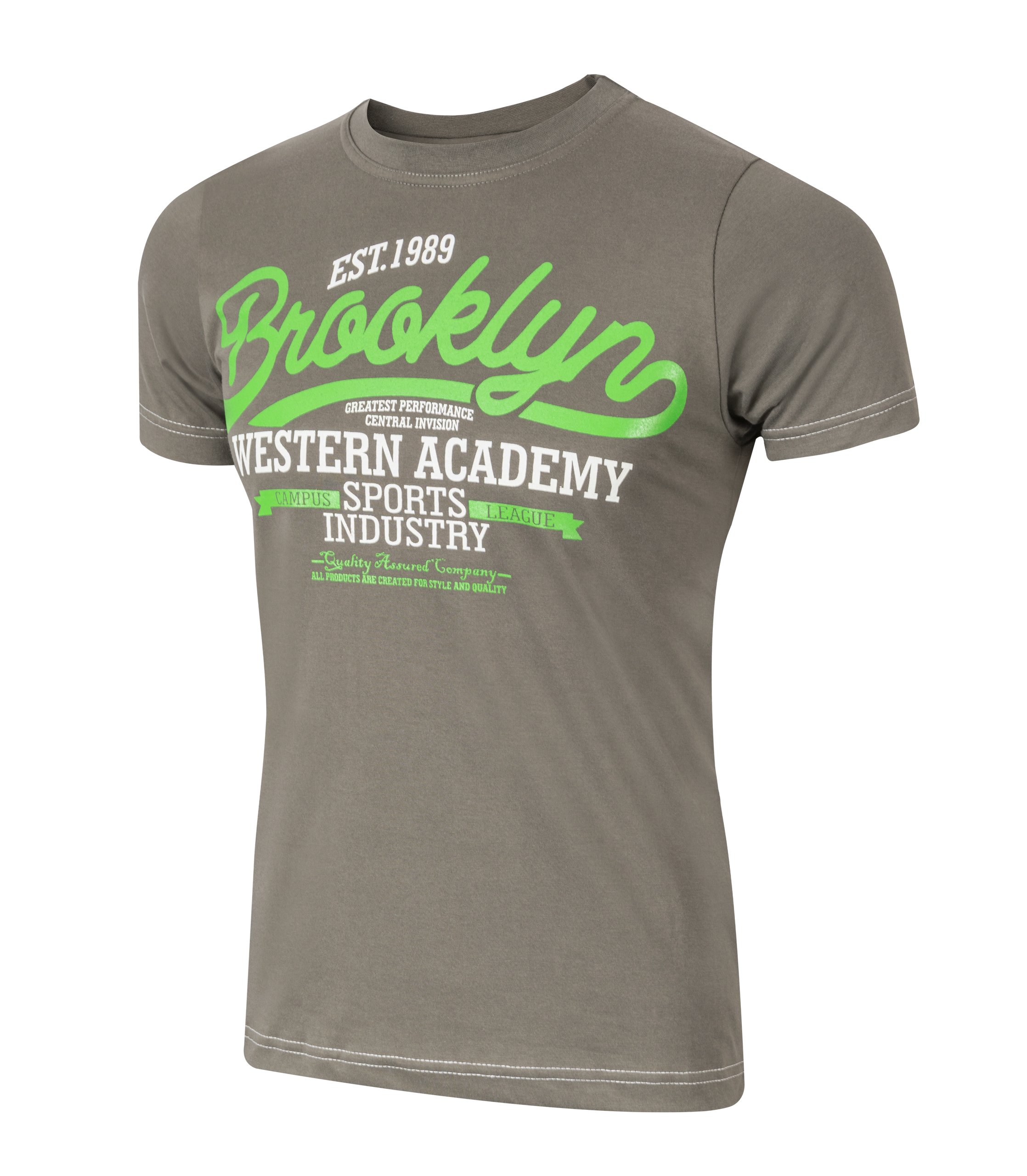 

T-shirt Koszulka Koszulki Męskie KM03 r 4XL oliwka
