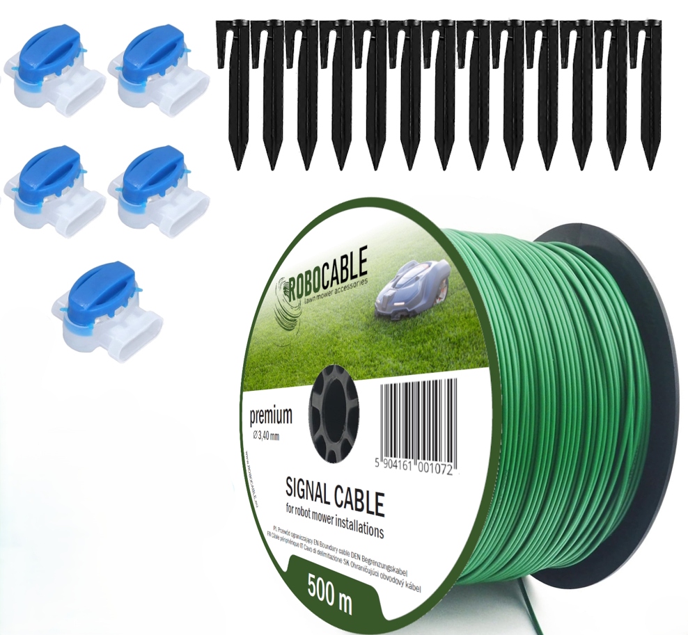 Kabel pro omezení sekačky Sada 500 m Robocable 3,4 mm