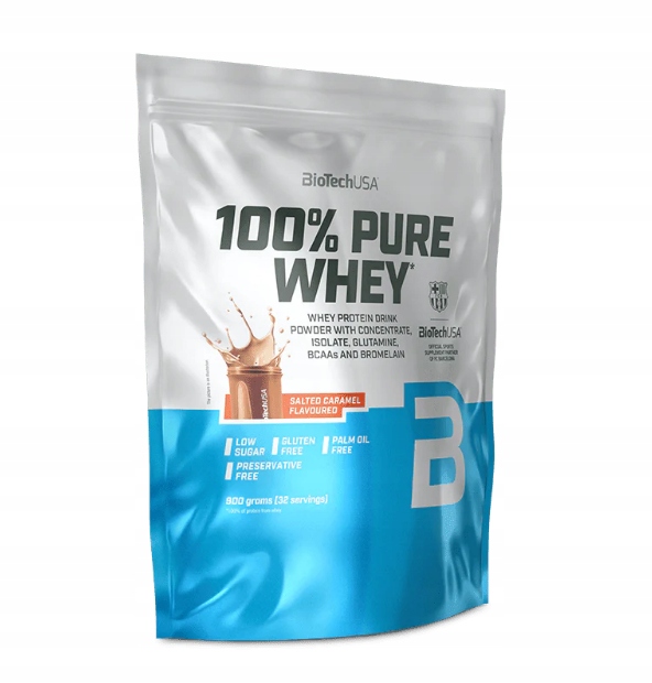 BioTech Usa 100% Pure Whey 900 g Salted Caramel Wpc Protein