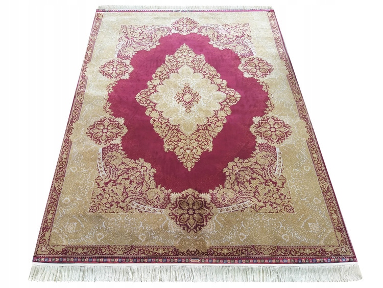 Dywan ekskluzywny Qum Silk 02 czerwony 160x230 cm