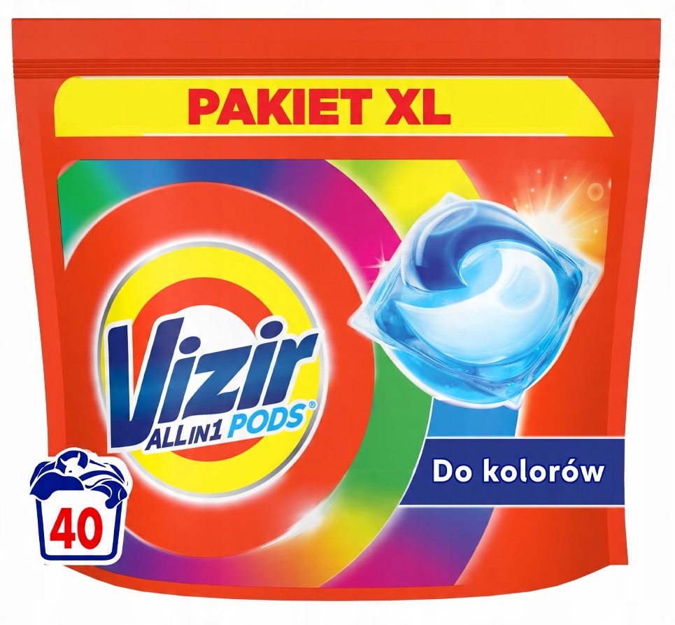 

Kapsułki Vizir All in one koloru 40 szt do prania