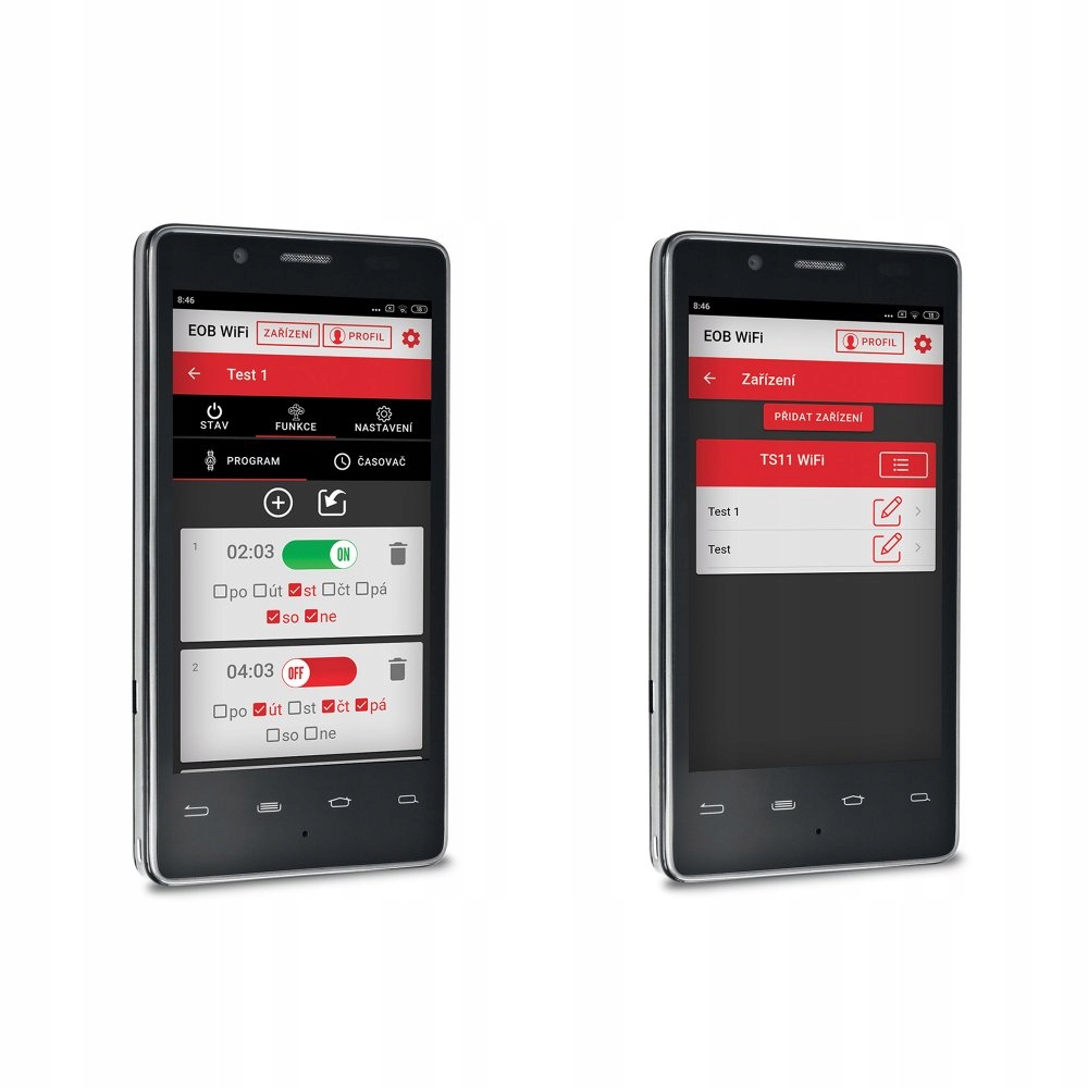 Elektrobock TS11 WiFi Programator Gniazdkowy 16A Typ Czasowy Sterowany Wi-Fi