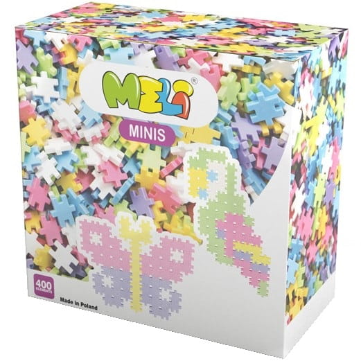 

Klocki Konstrukcyjne Wafle Meli Minis Pastel 400el