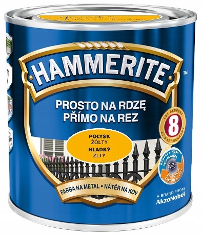 

Hammerite Połysk Żółty 2,5 L