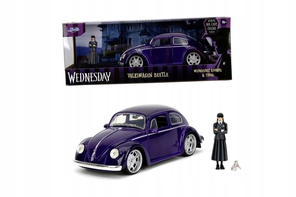 Jada Wednesday Volkswagen Beetle 1:24