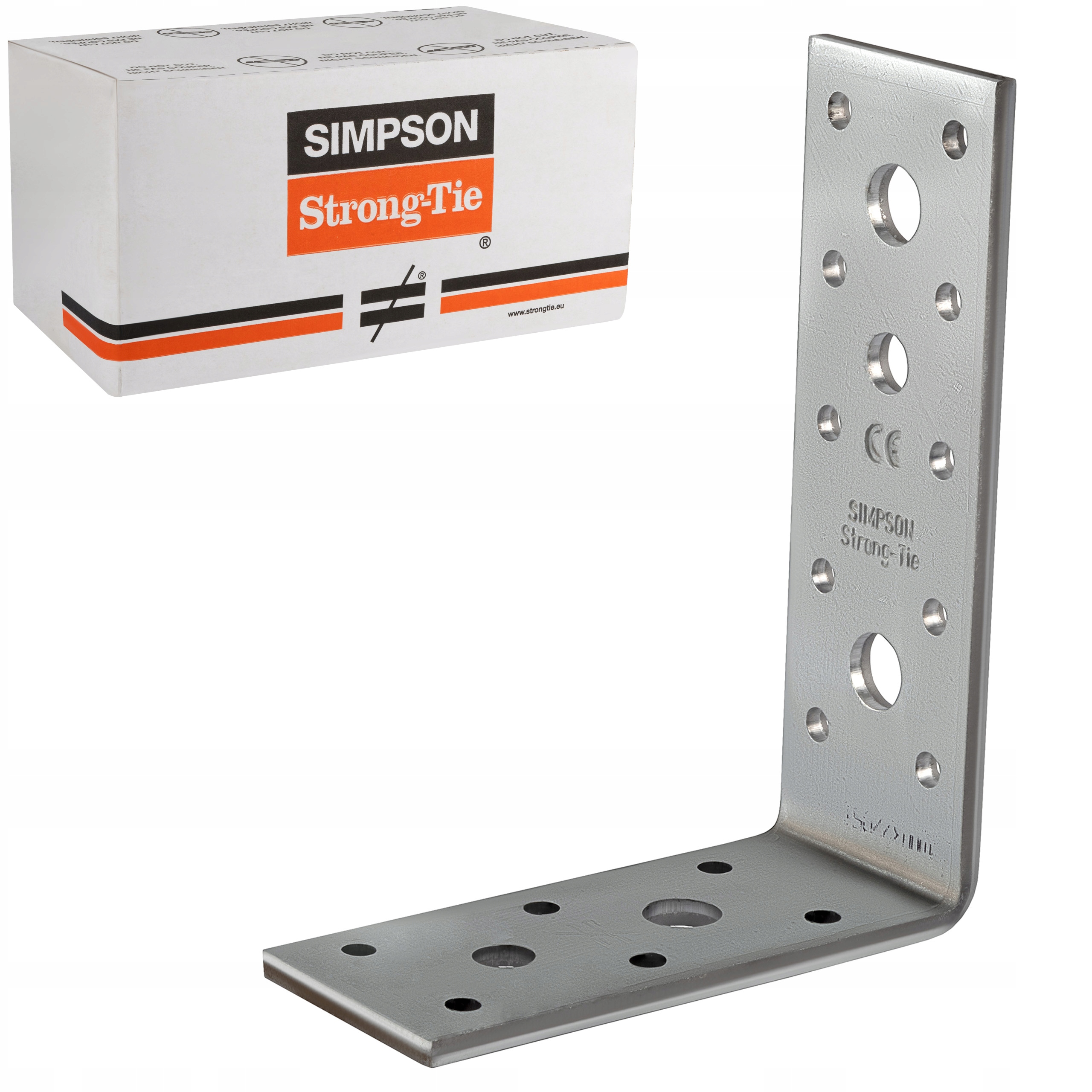 Tesárske spojky uholníky 120x92x40x4mm 50ks oceľové Simpson AG40412