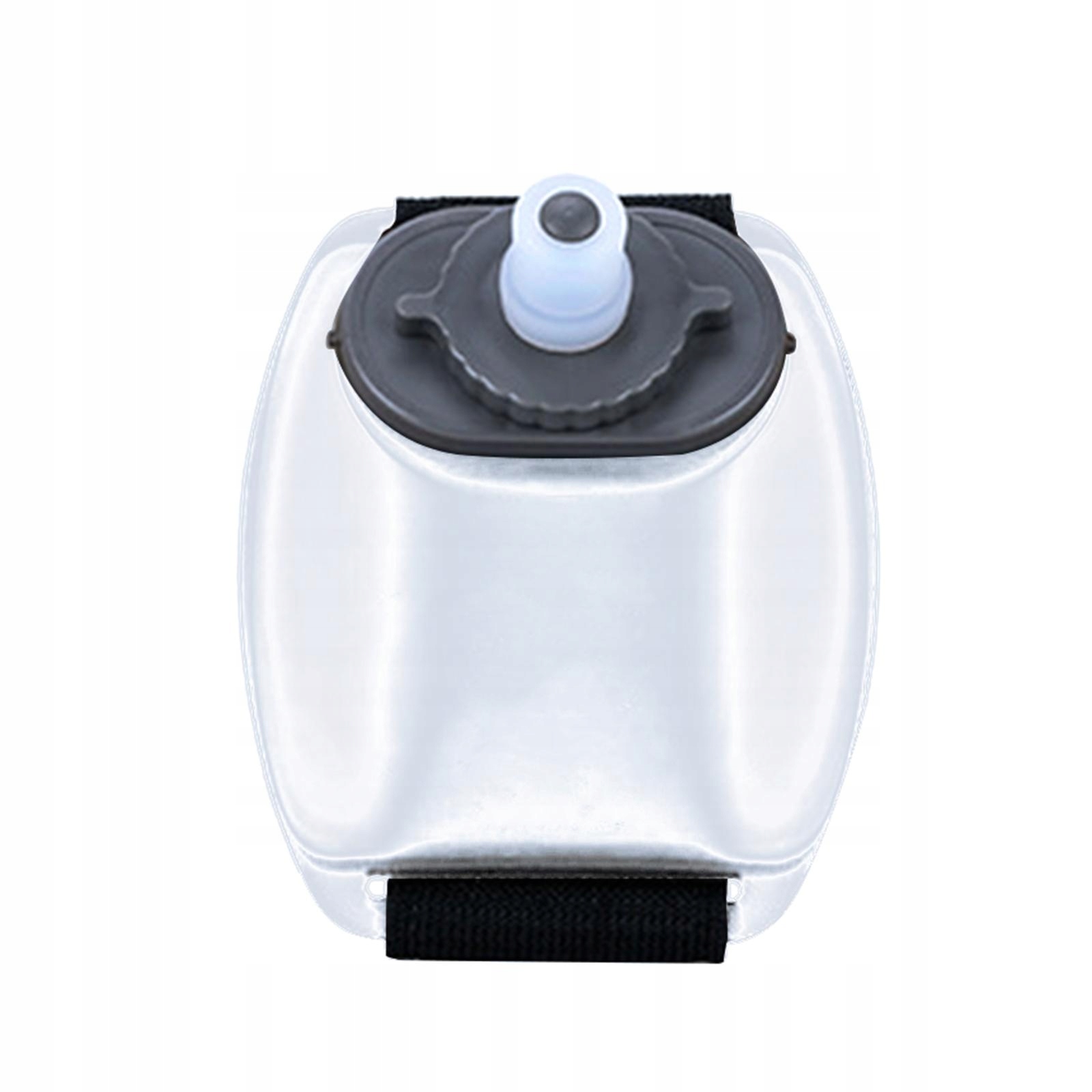 Przenośna silikonowa butelka na wodę 200 ml przezr