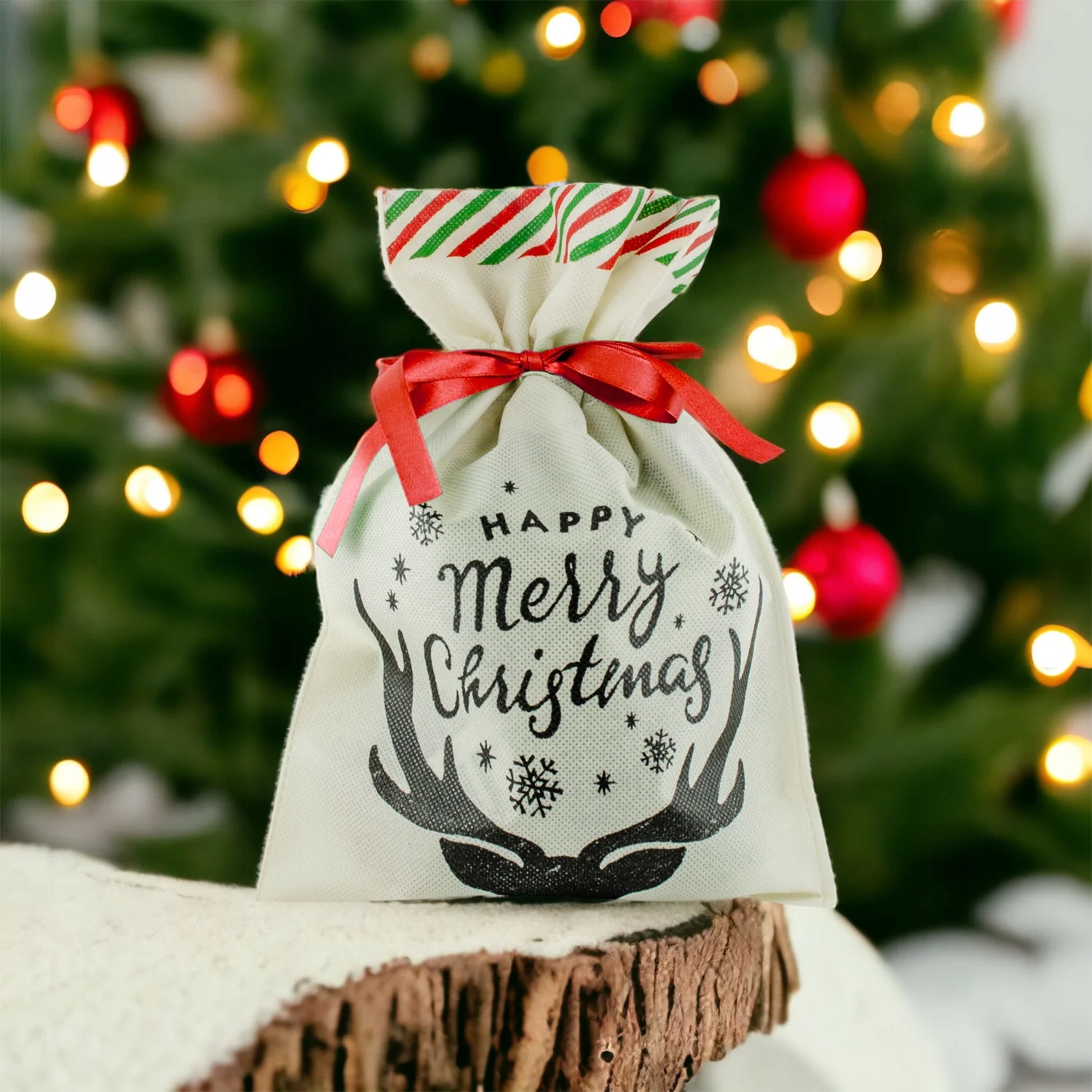 WOREK ŚWIĄTECZNY TORBA NA PREZENT TOREBKA 22X32 CM Marka Beautiona