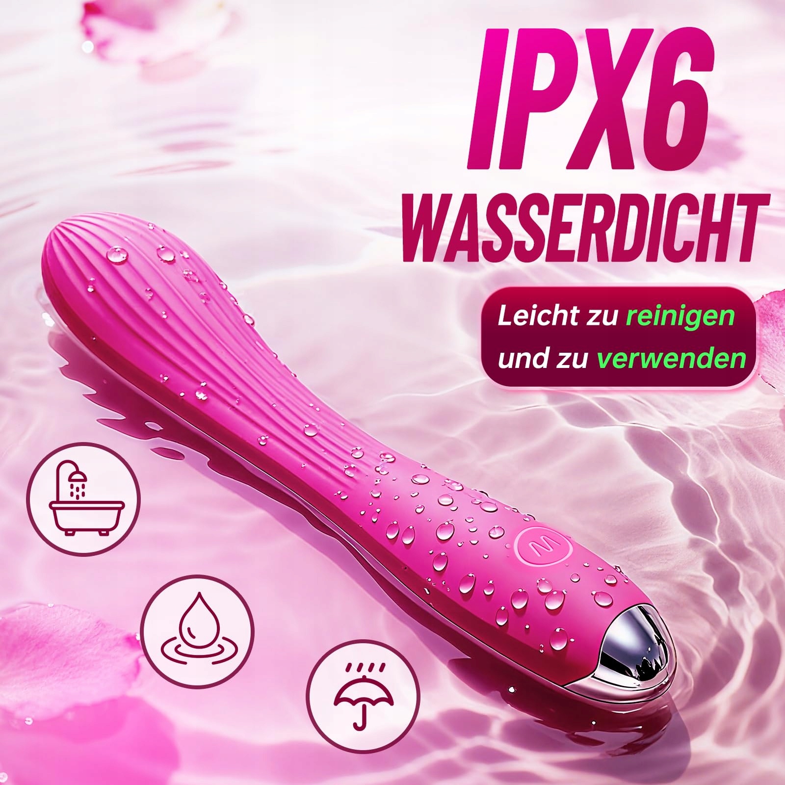DILDO VIBRATOR Zabawka Erotyczna dla Kobiet G Punkt Wibracje Cicha — miniatura 5