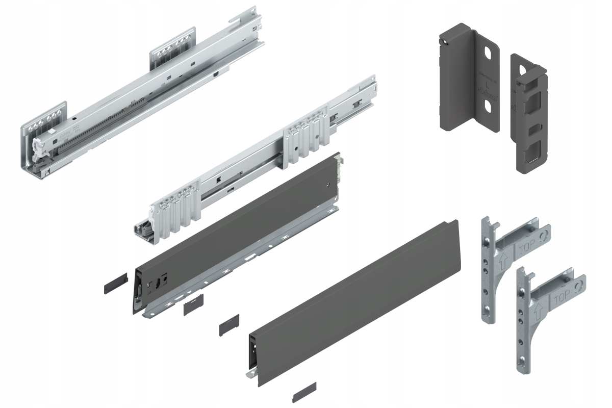 

Blum Szuflada Merivobox 400 Niska M Blm Antr 40kg