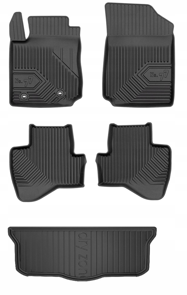 Set 77 Koberce a rohože Toyota Aygo 2 Hatchback 2014-2022