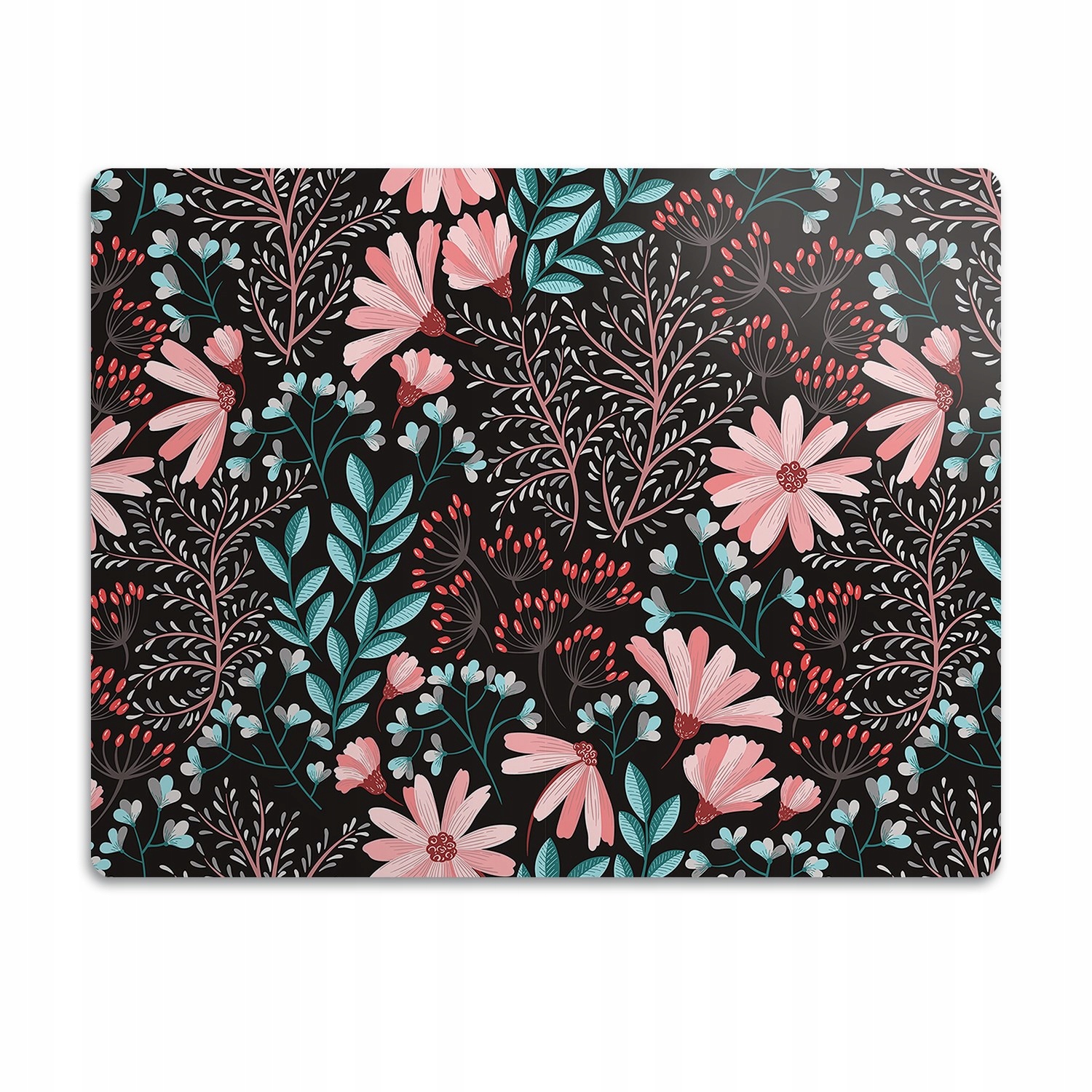 Levně Ochranná podložka pod misky pro psa Staré květiny 60x40