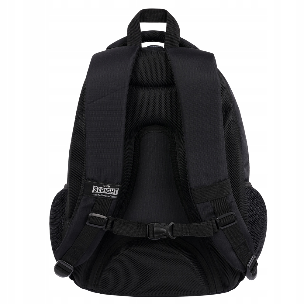 PLECAK SZKOLNY MŁODZIEŻOWY 4 KOMORY BLACK VINTAGE CZARNY ST.RIGHT Kod producenta 674686