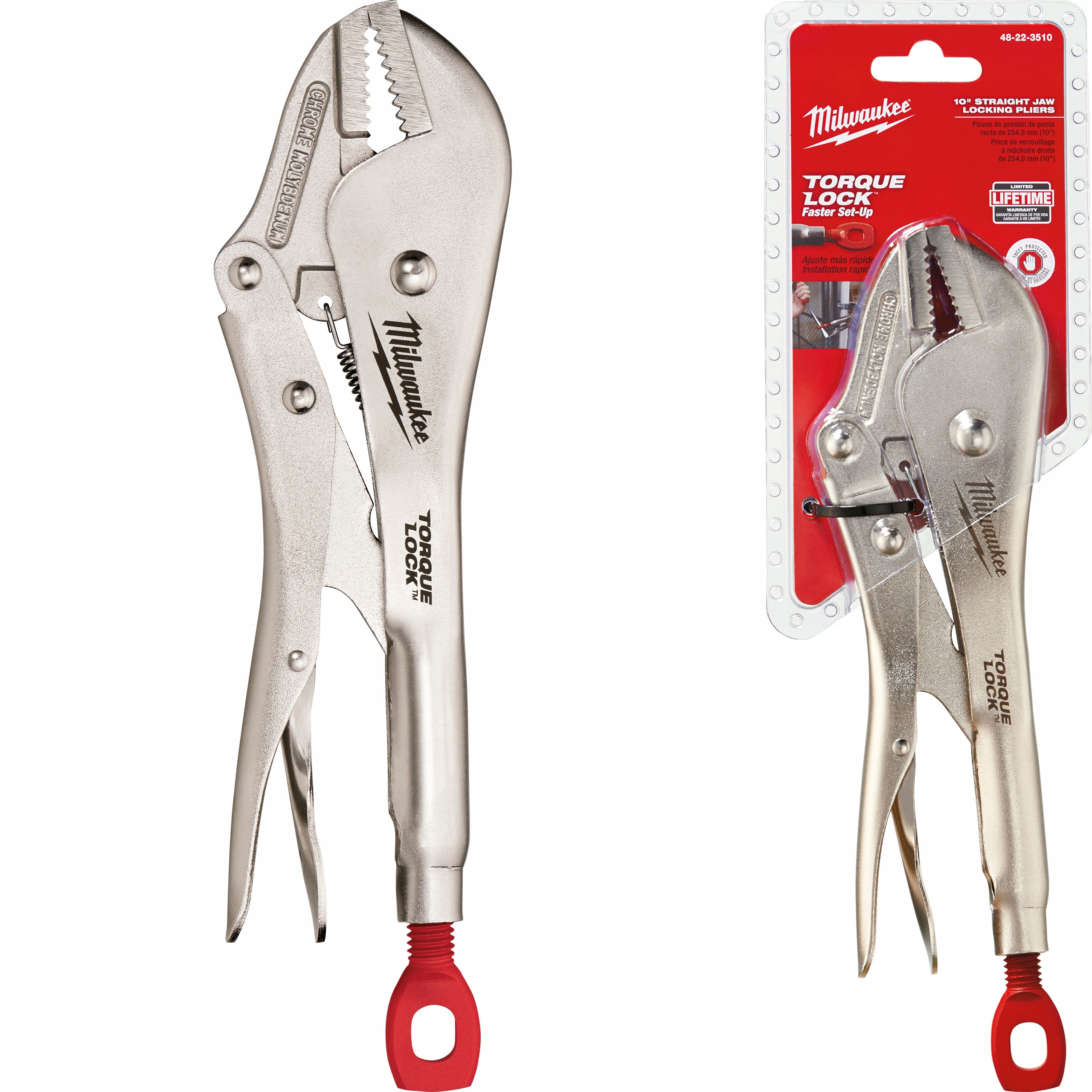 

Szczypce zaciskowe Milwaukee płaskie10" 254mm