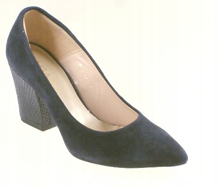 Tmavě Modré Lodičky Sagan 2567 Vel .37