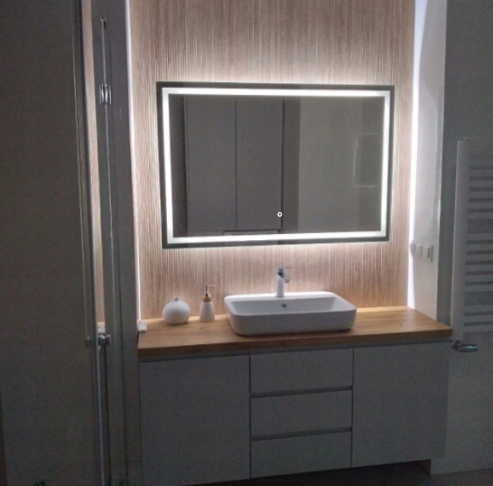 LUSTRO LED 80x60 ŁAZIENKOWE PODŚWIETLANE LEDOWE WŁĄCZNIK DOTYK PREMIUM EAN (GTIN) 5904506952243