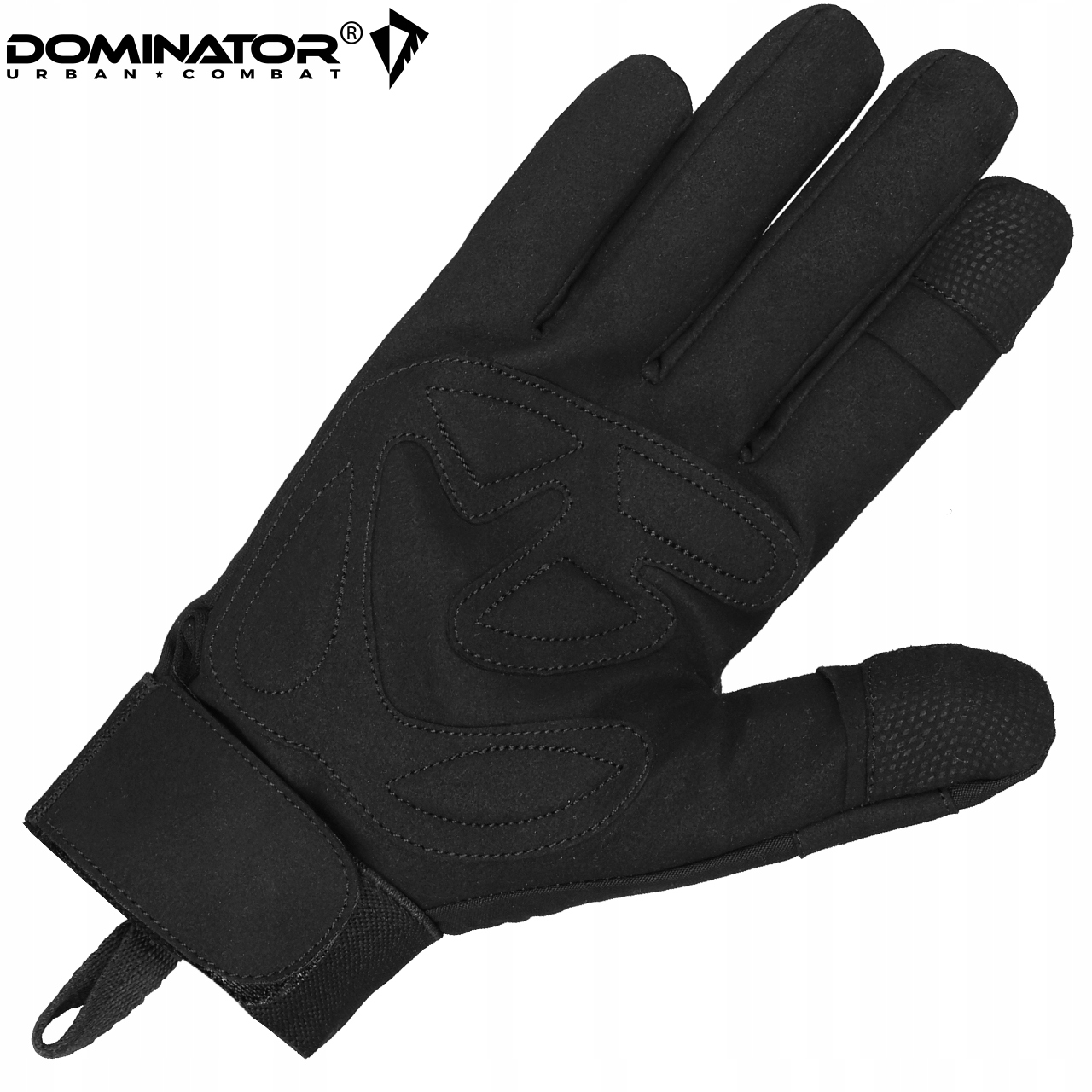 RĘKAWICE RĘKAWICZKI TAKTYCZNE DOMINATOR ARMY DOTYKOWE DO SMARTFONU XXL Kolor czarny