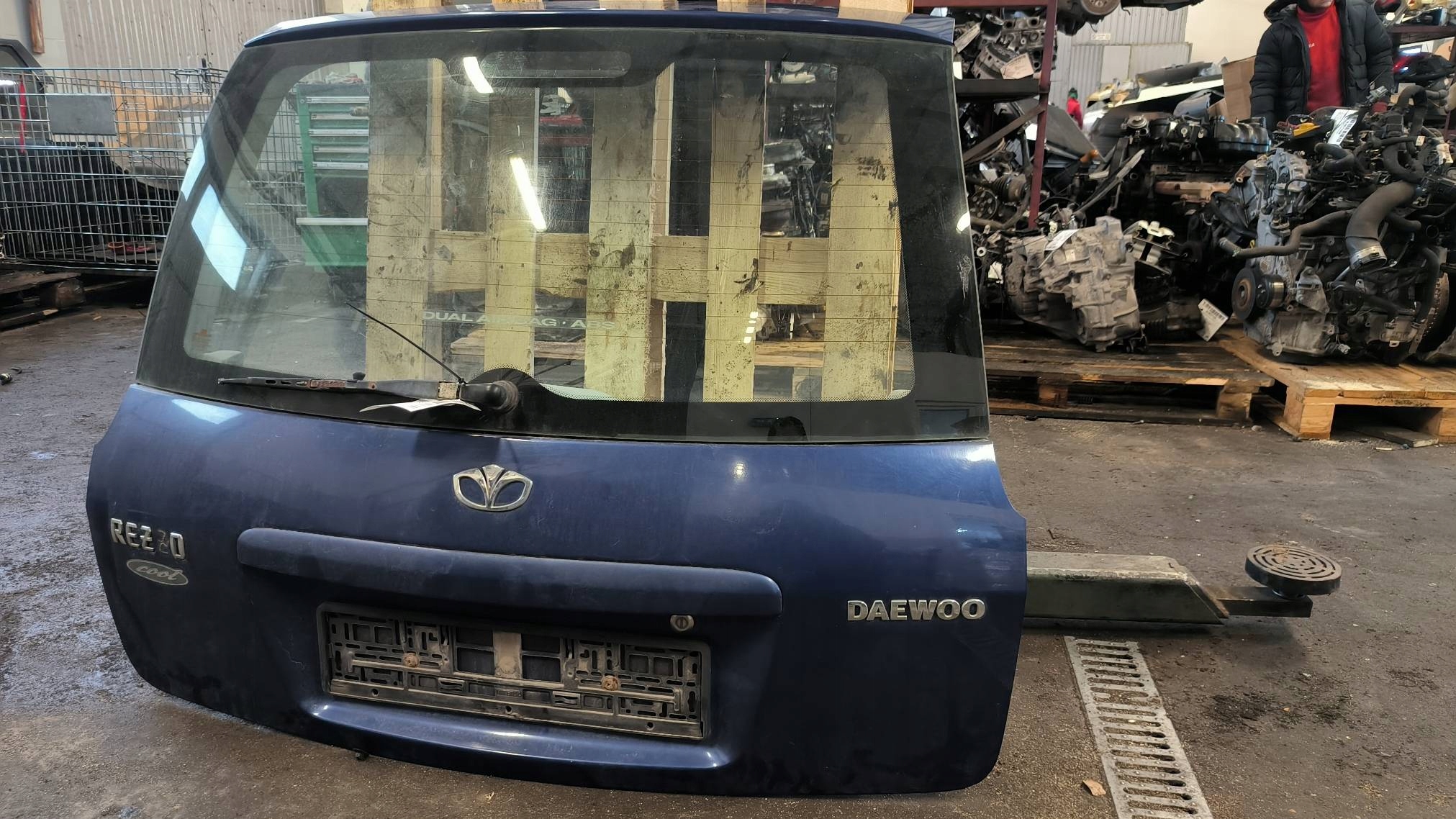 trunk door boot GRANATOWA DAEWOO REZZO LIFT
