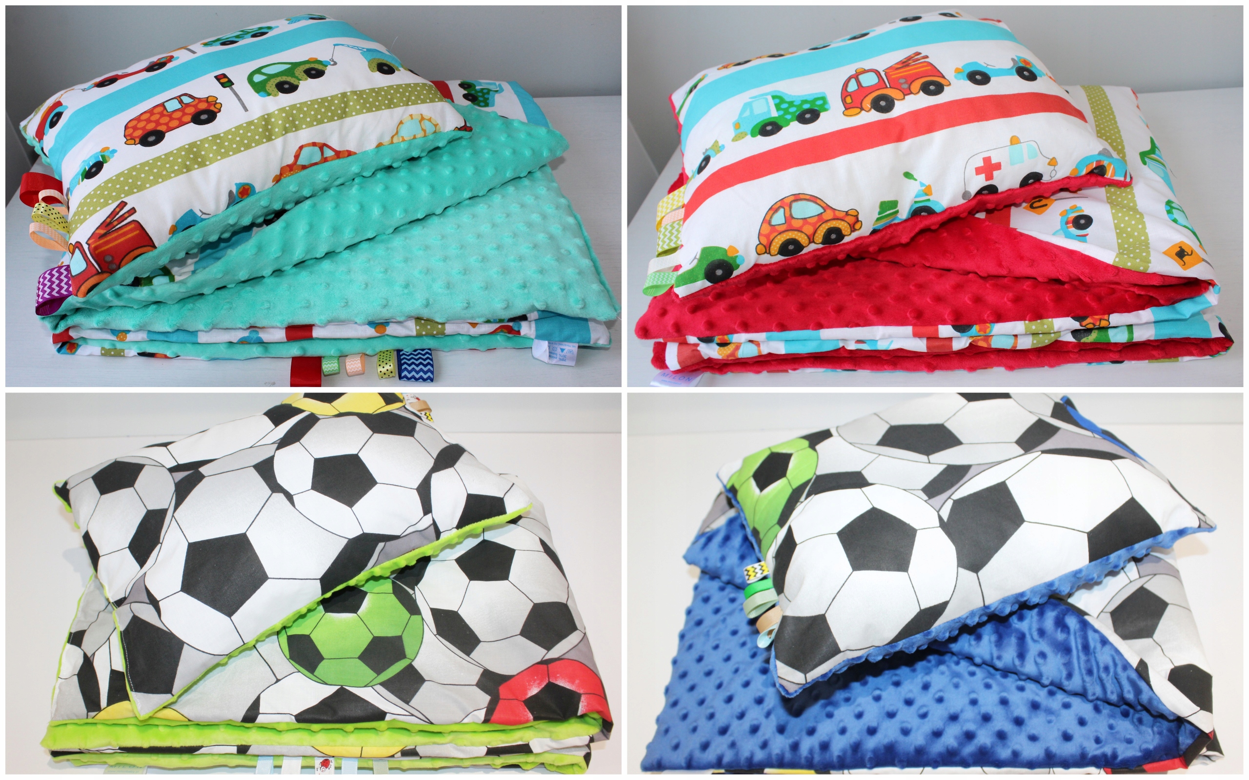 Pościel Minky do Przedszkola 100x150 60x40 Kocyk Szerokość kołdry 100 cm