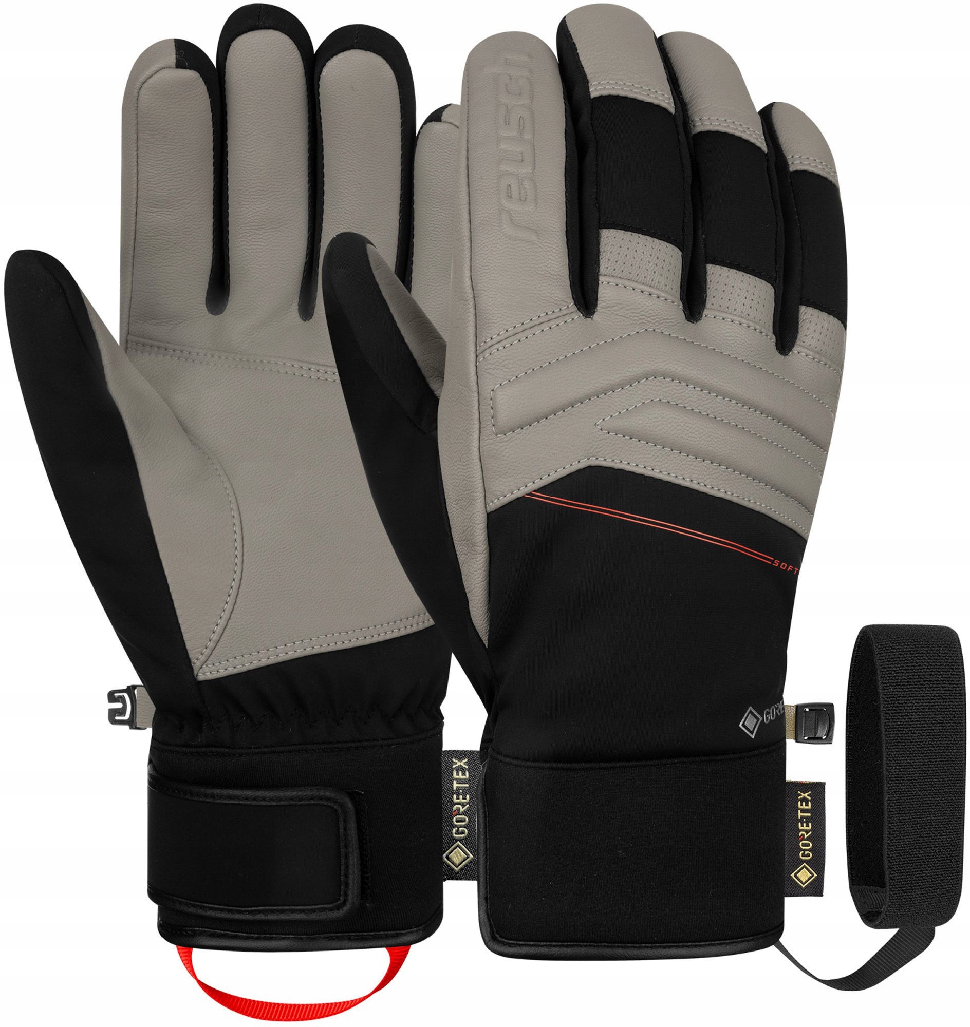 Lyžařské rukavice Reusch Jupiter Gore-tex Velikost: 8,5 M/L červená/šedá