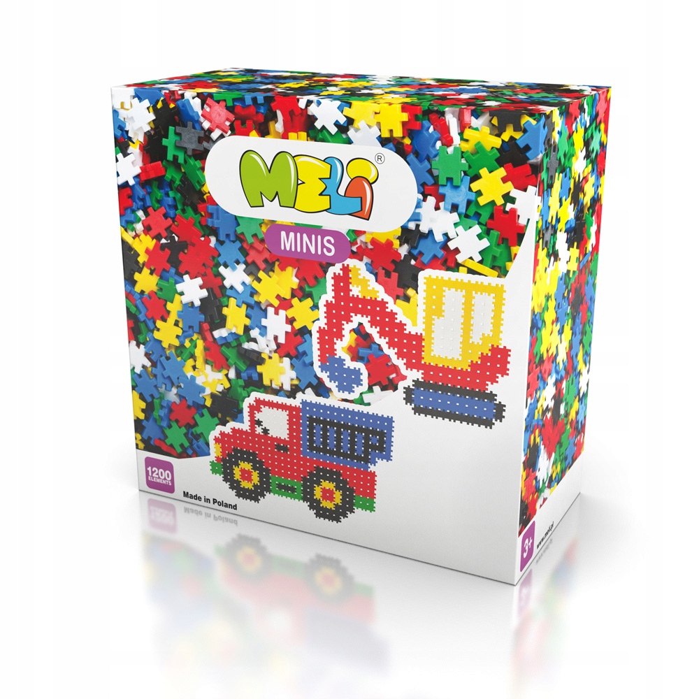 KLOCKI MELI MINIS 1200 WAFLE PUZZLE + PREZENT GRA Rodzaj zestaw