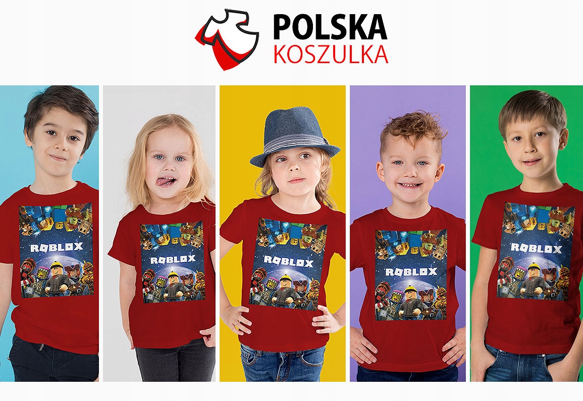 T-SHIRT KOSZULKA DLA DZIECKA ROBLOX 140 SUPER JAKOŚĆ Rodzaj gadżetu filmowy gamingowy książkowy, komiksowy muzyczny