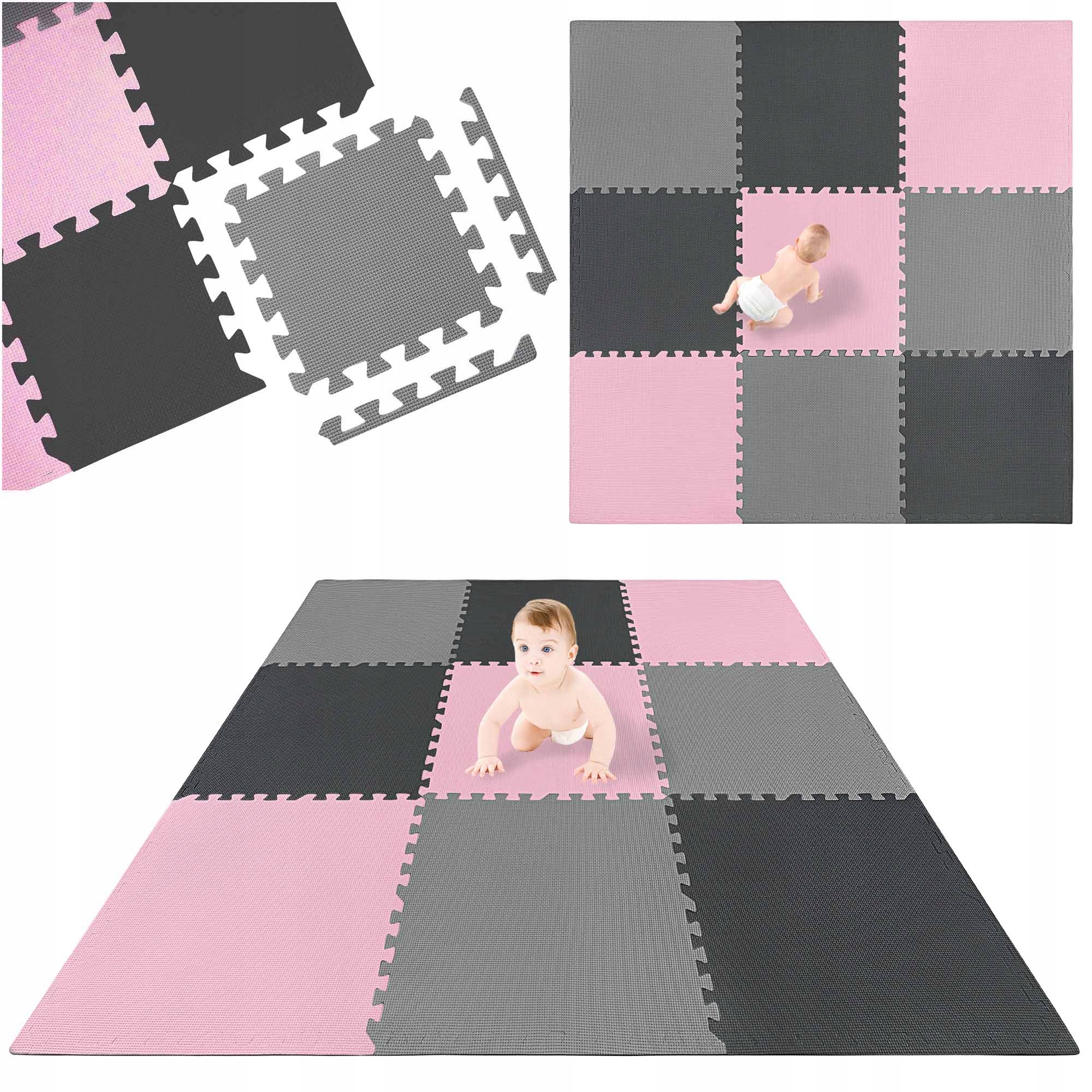 

Duża Mata Piankowa Edukacyjna Puzzle 9 szt 180x180