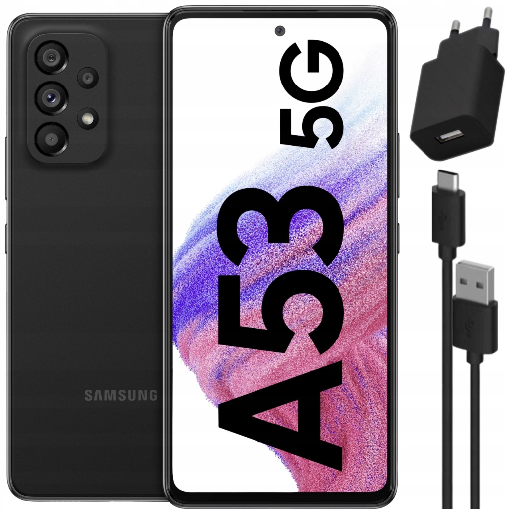 Samsung Galaxy A53 6/128GB 5G SM-A536B/DS čierny Originálne balenie Nový