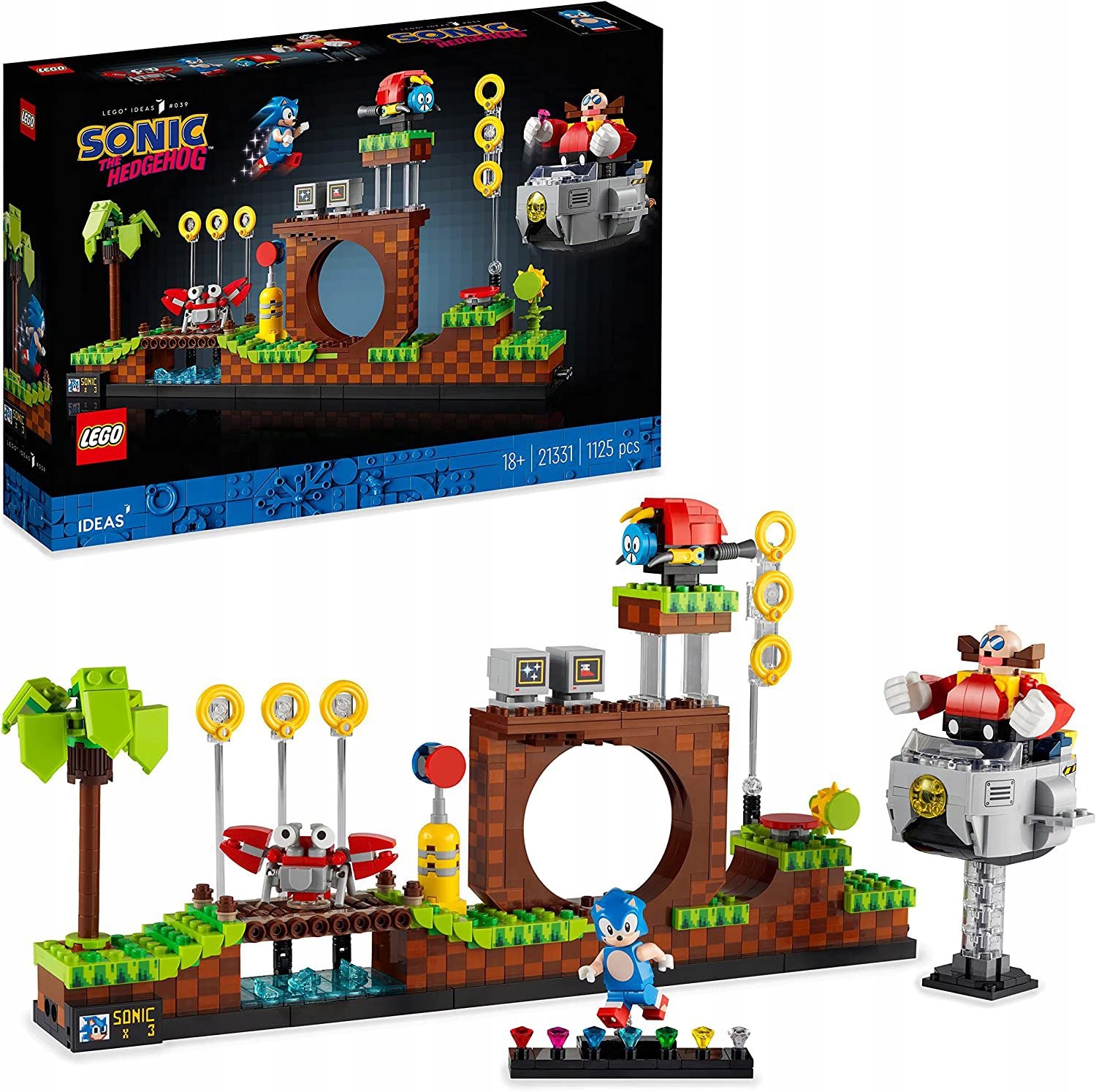 LEGO IDEAS SONIC THE HEDGEHOG - STREFA ZIELONEGO W