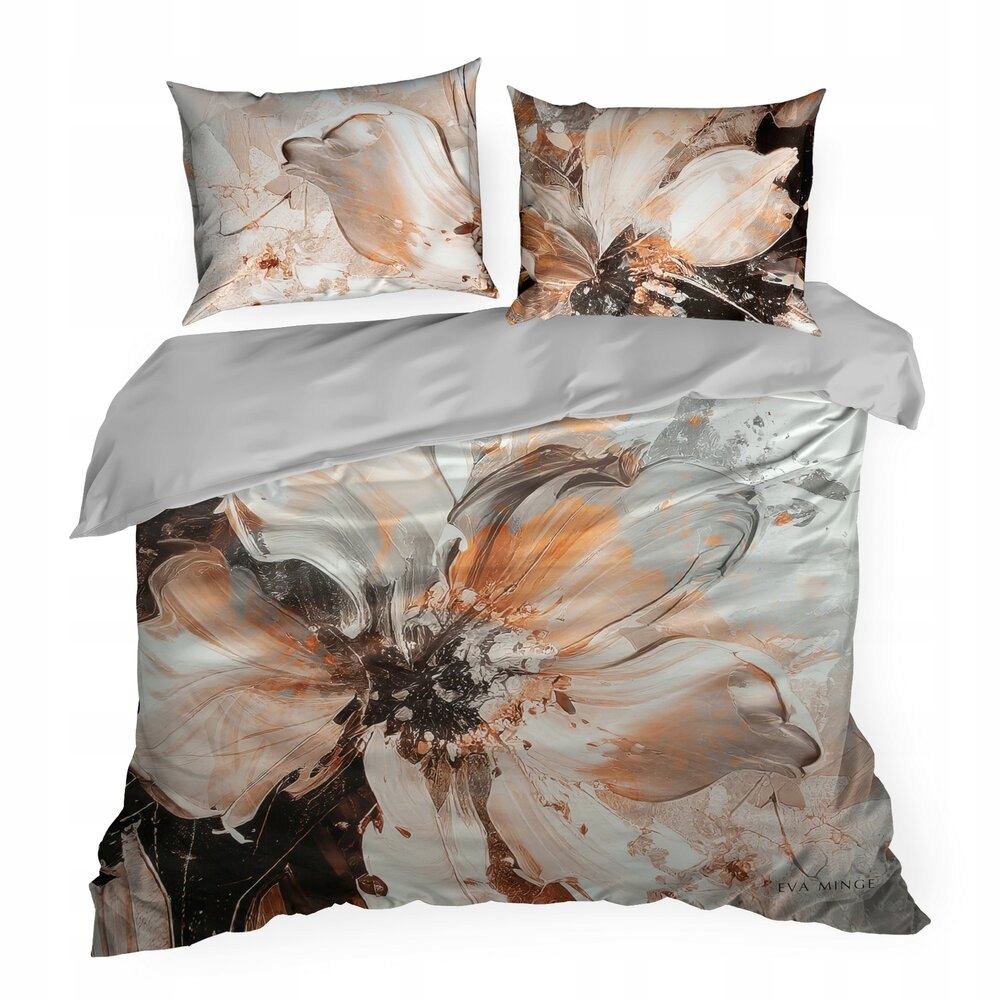 Posteľná Bielizeň Amara 220x200 Eva Minge Eurofirany ryšavo-šedá hnedá